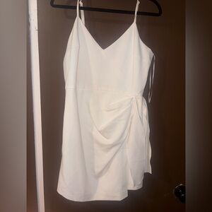 Bridal French Connection Elegant White Sleeveless Dress